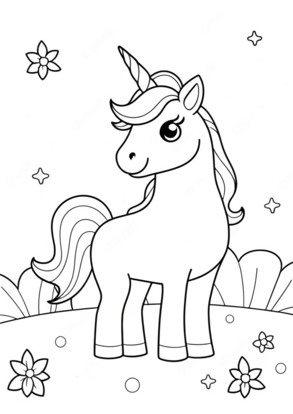 Unicórnios para colorir: 55 desenhos de unicórnios para colorir e se divertir - Image 5